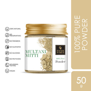 Good Vibes Multani Mitti 100% Pure Powder