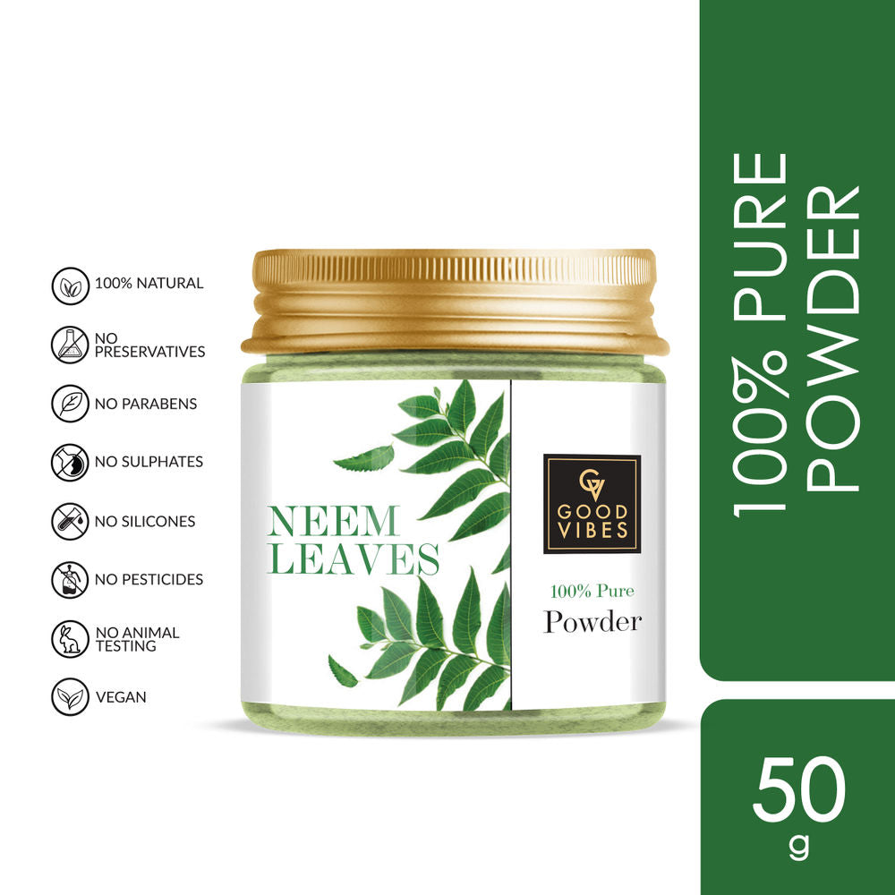 Good Vibes Neem Leaves 100% Pure Powder