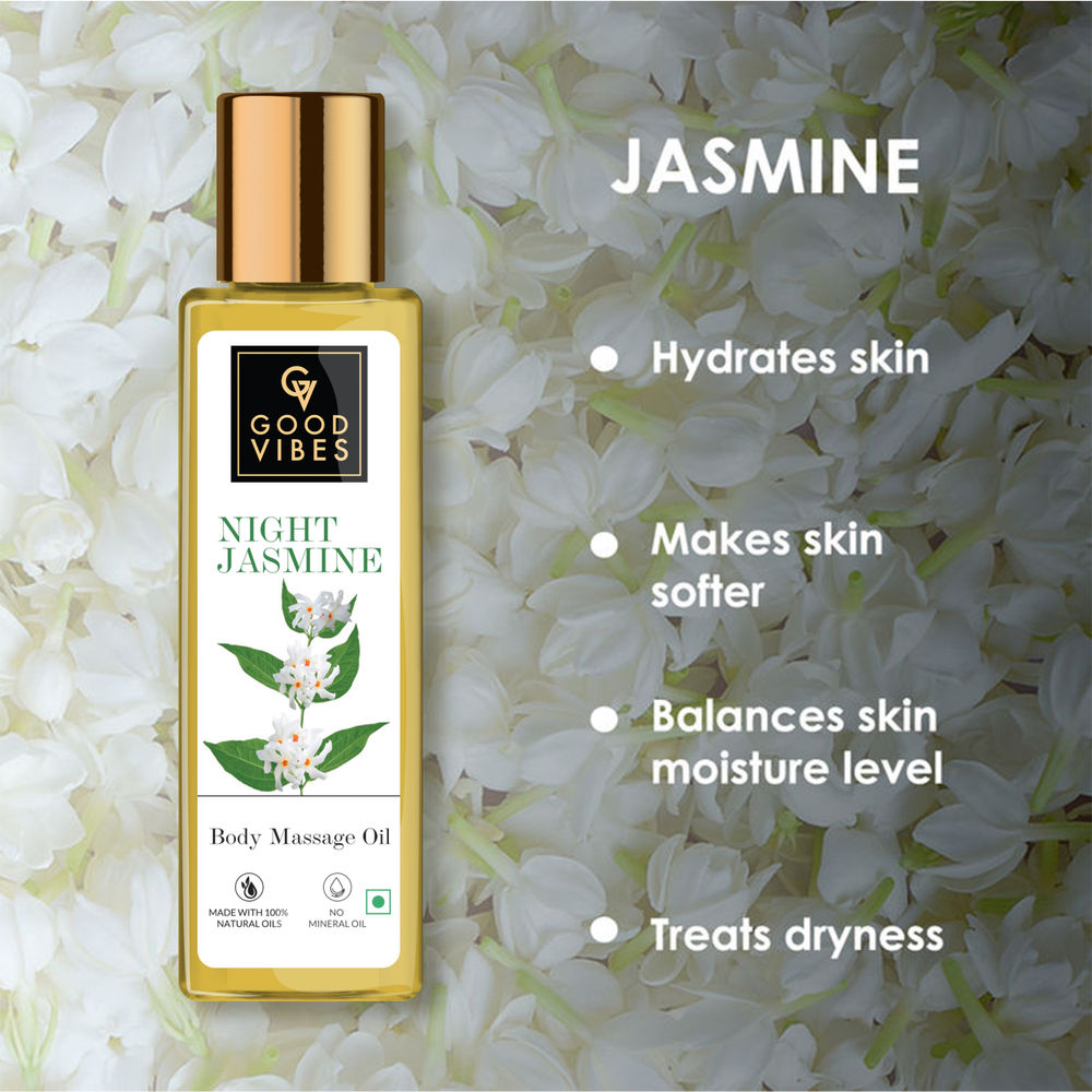 Good Vibes Night Jasmine Body Massage Oil