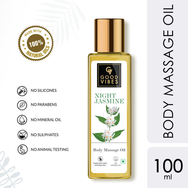 description good vibes night jasmine body massage oil it s time to lay