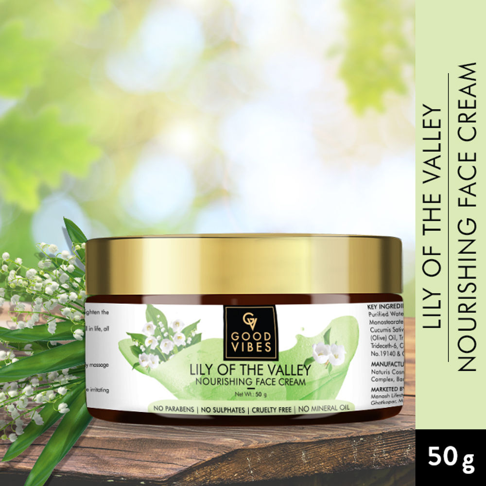 Good Vibes Nourishing Face Cream - Lily of the Valley