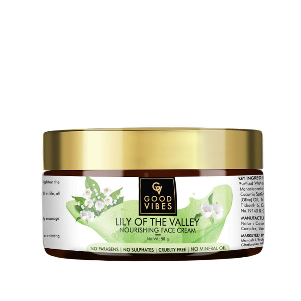 Good Vibes Nourishing Face Cream - Lily of the Valley