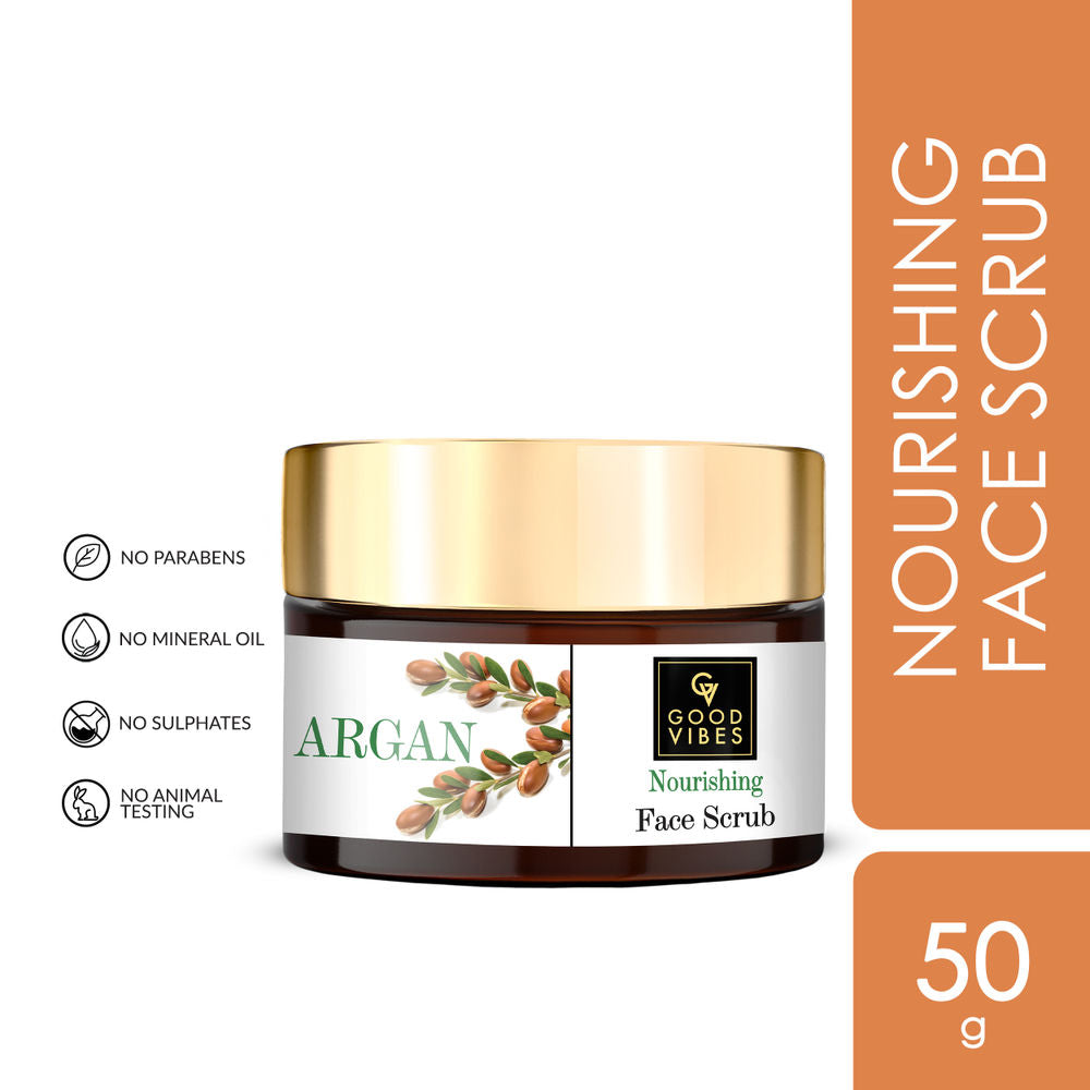 Good Vibes Nourishing Face Scrub - Argan