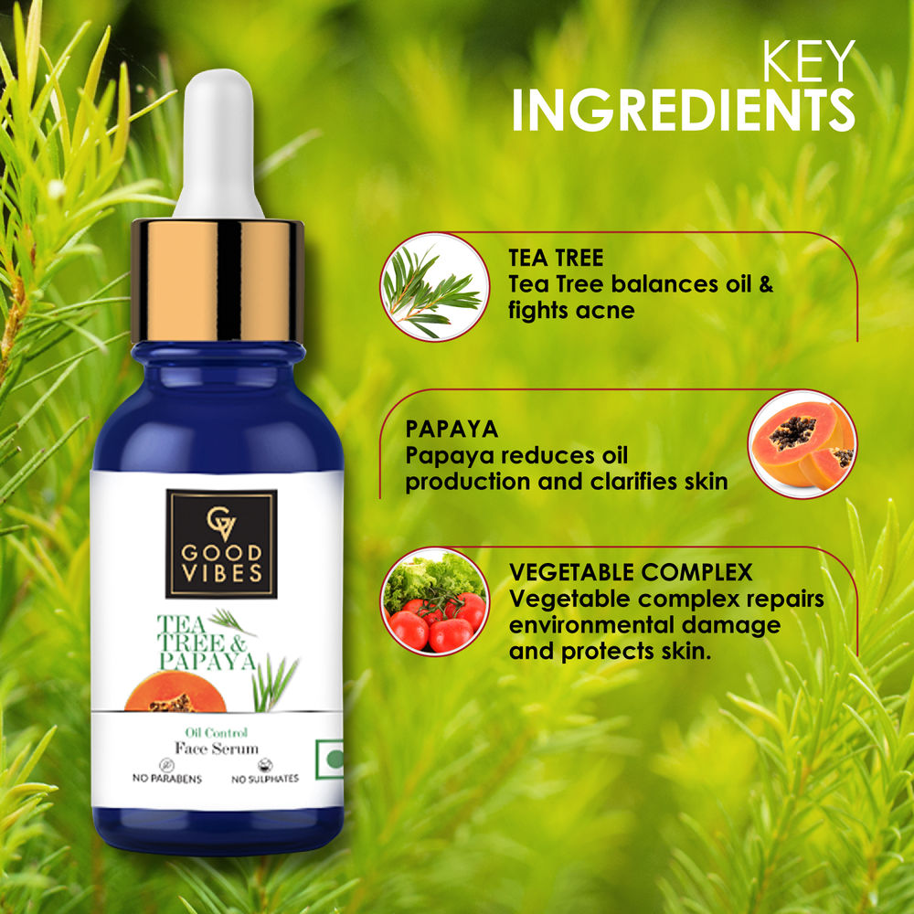Good Vibes Tea Tree & Papaya Oil Control Serum
