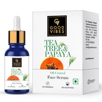 Thumbnail for Good Vibes Tea Tree & Papaya Oil Control Serum