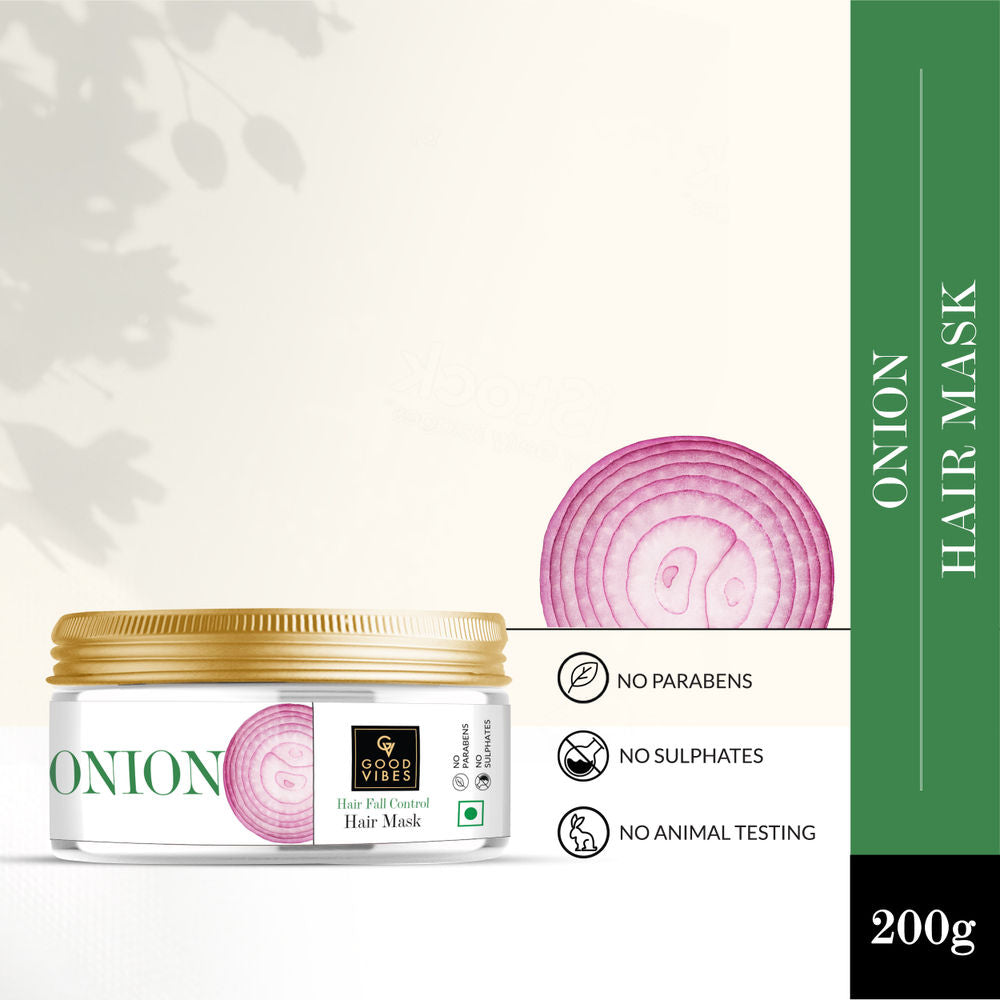 Good Vibes Onion Hair Fall Control Hair Mask