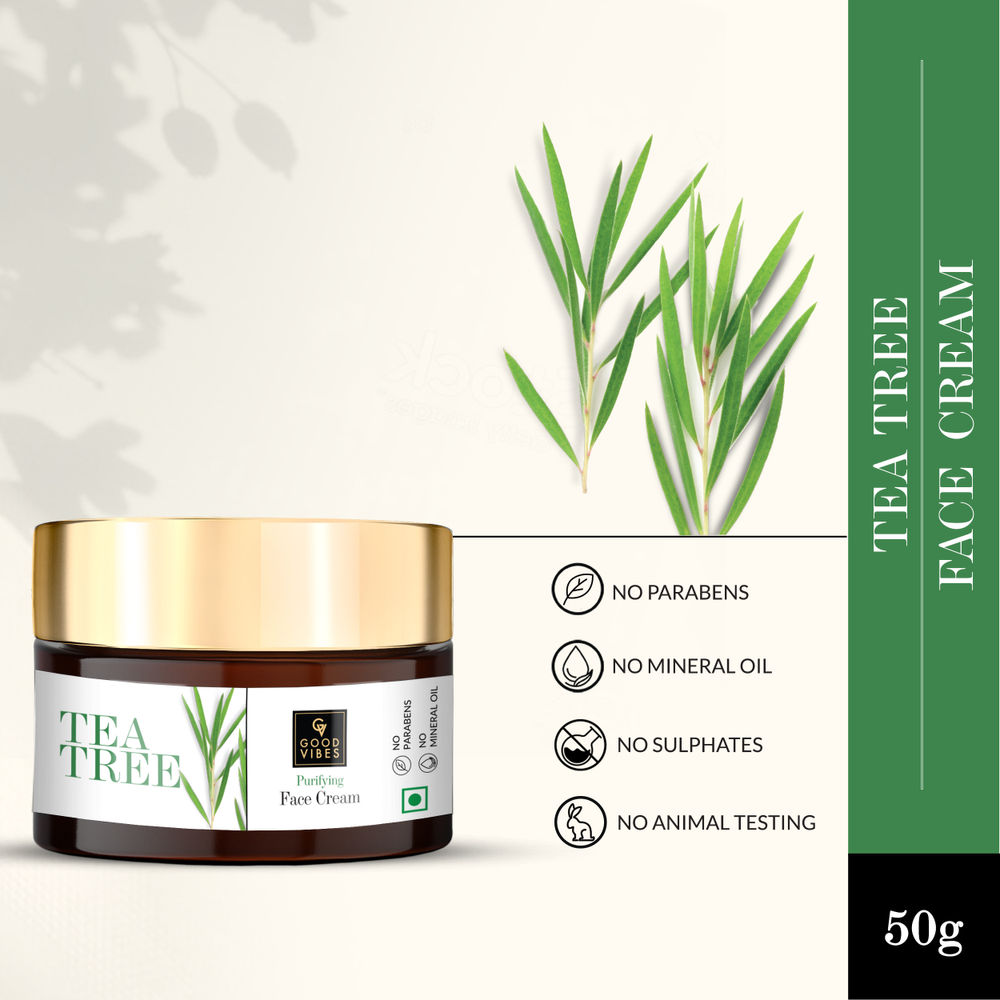 Good Vibes Tea Tree Purifying Face Cream
