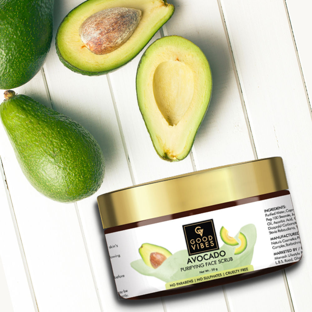 Good Vibes Purifying Face Scrub - Avocado
