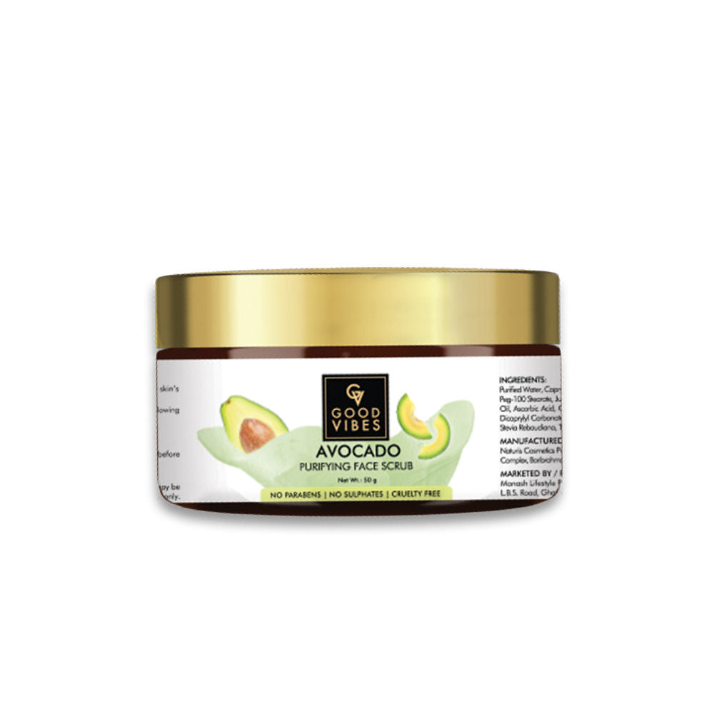 Good Vibes Purifying Face Scrub - Avocado