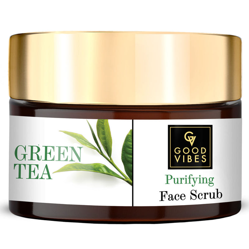 Good Vibes Green Tea Purifying Face Scrub