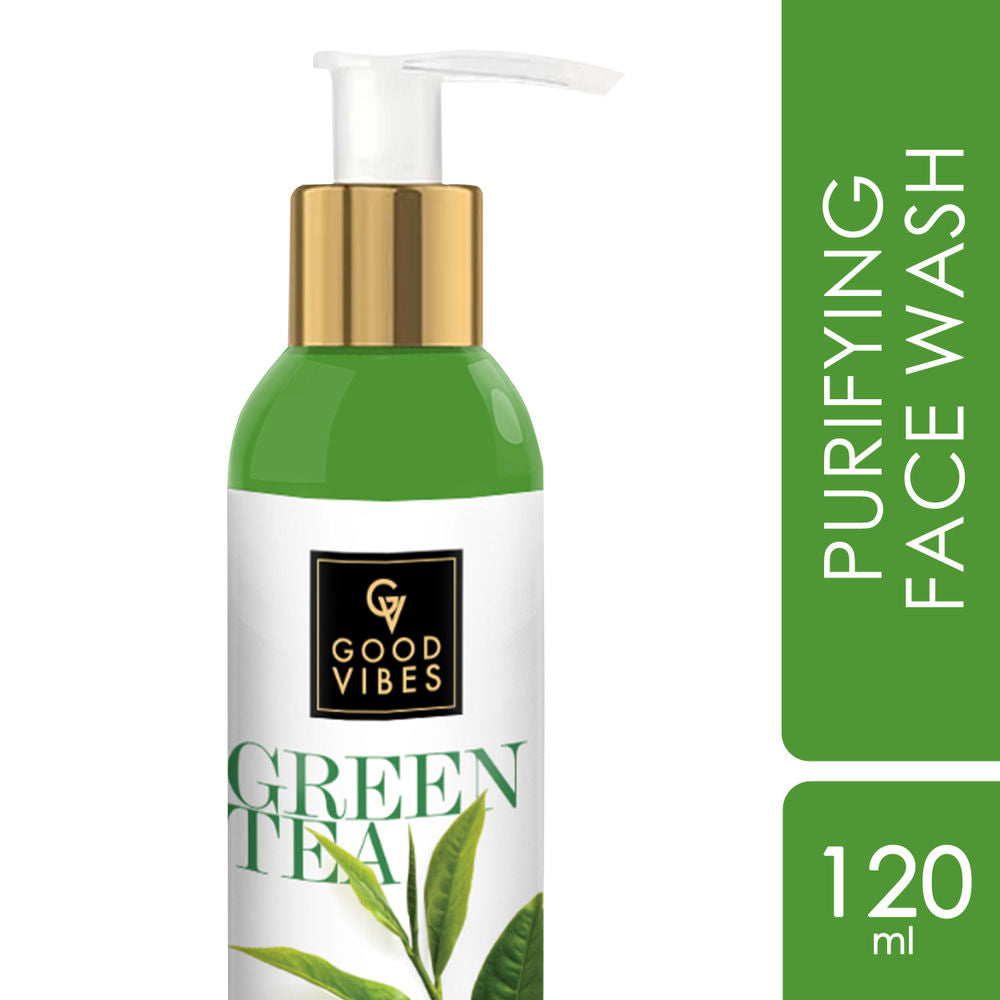 Good Vibes Green Tea Purifying Face Wash