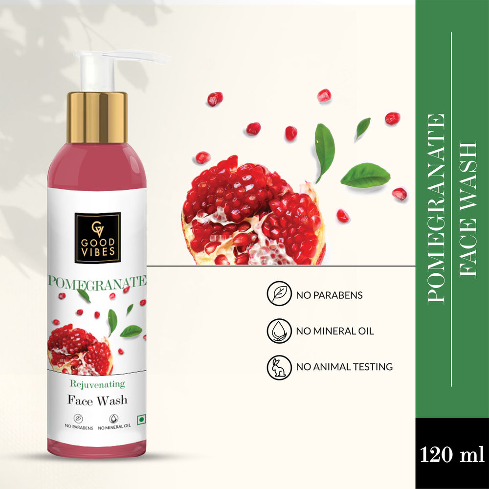 Good Vibes Pomegranate Rejuvenating Face Wash