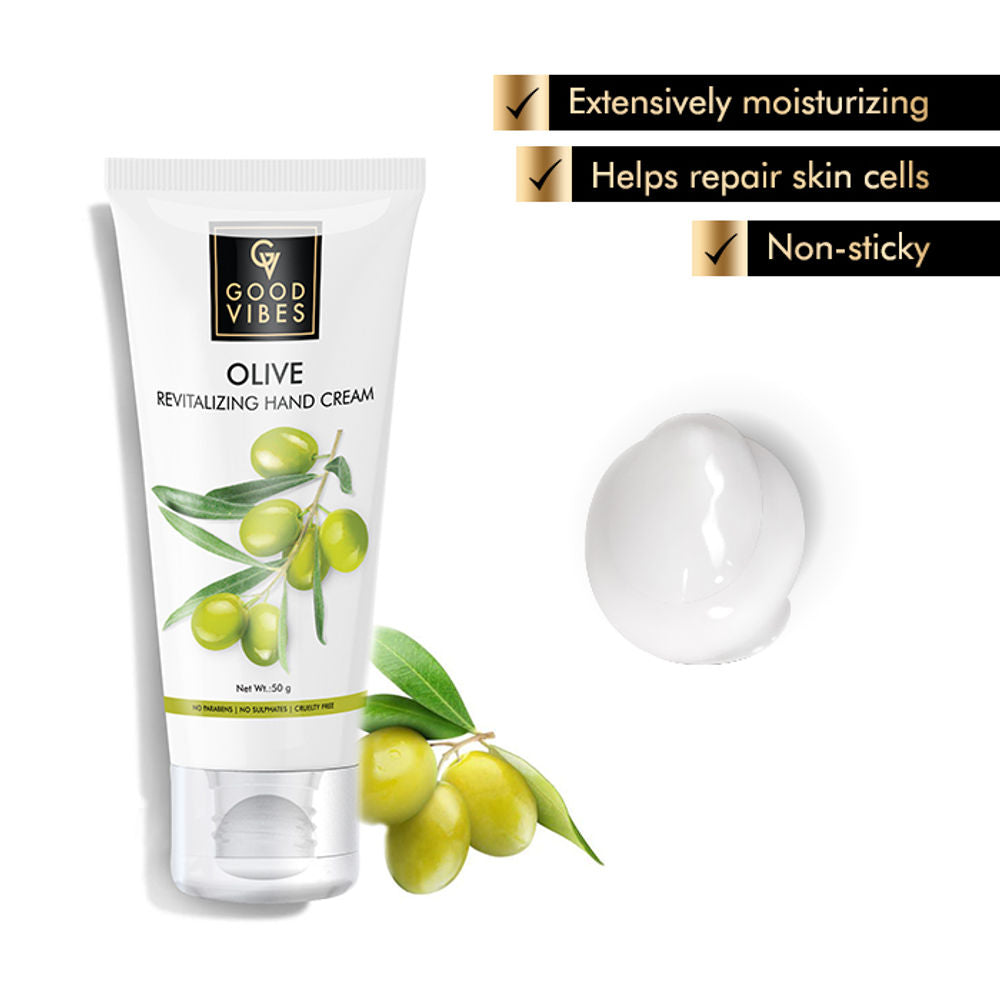 Good Vibes Revitalizing Hand Cream - Olive