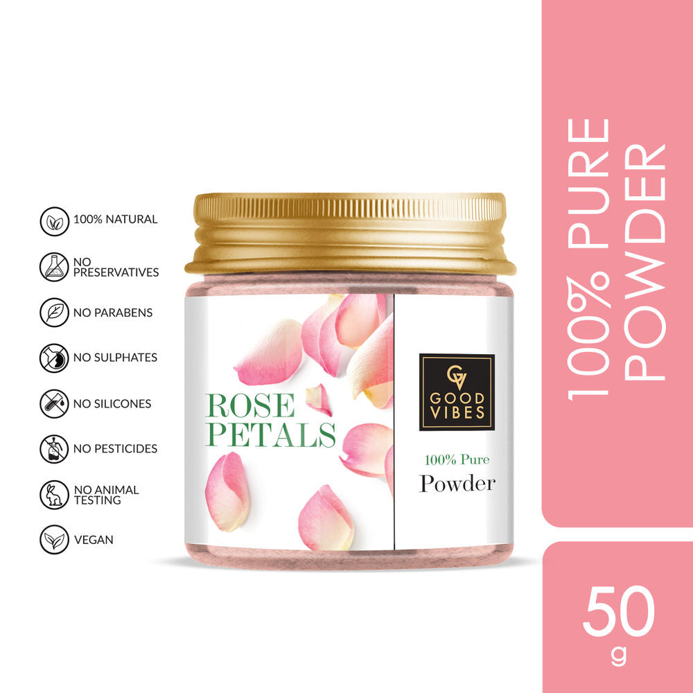 Good Vibes Rose Petals 100% Pure Powder