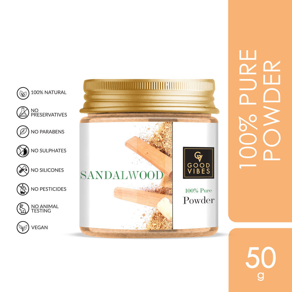 Good Vibes Sandalwood 100% Pure Powder