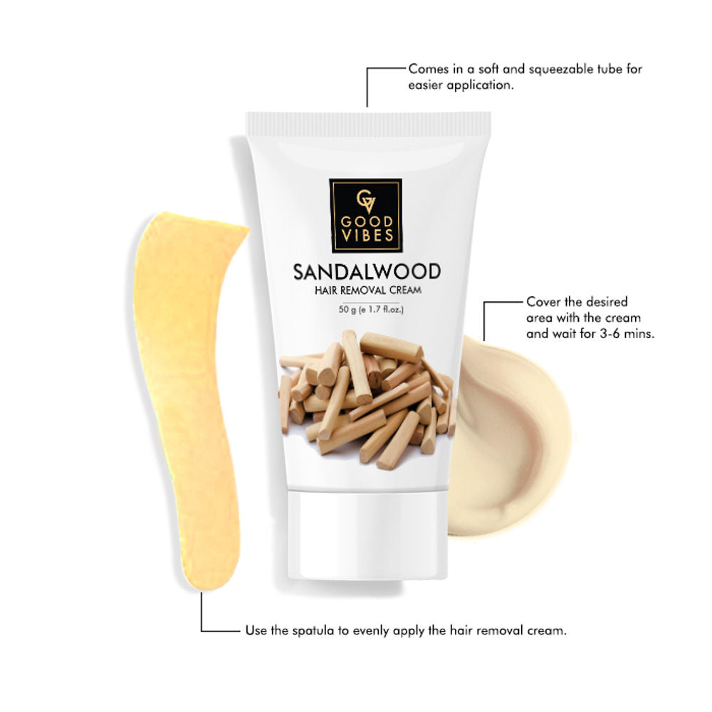 Good Vibes Sandalwood Hair Removal Cream