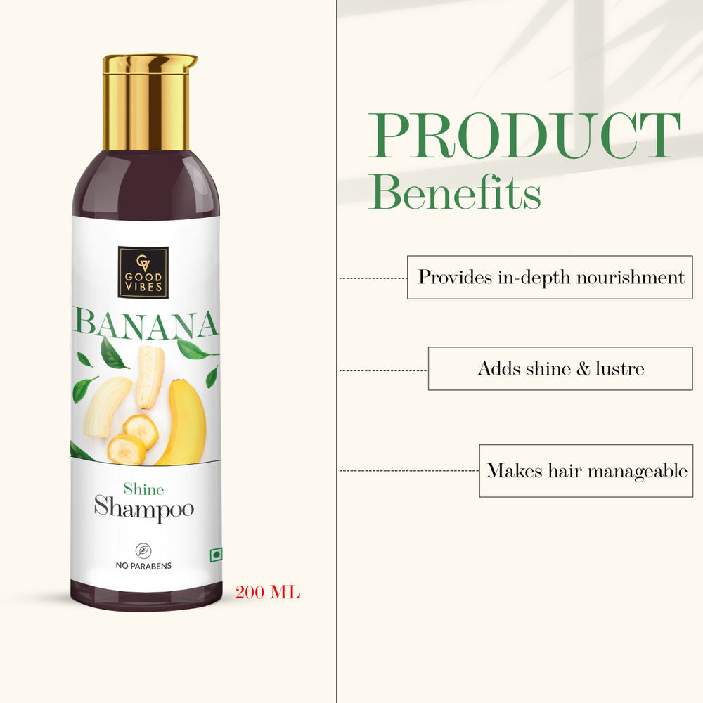 Good Vibes Banana Shine Shampoo