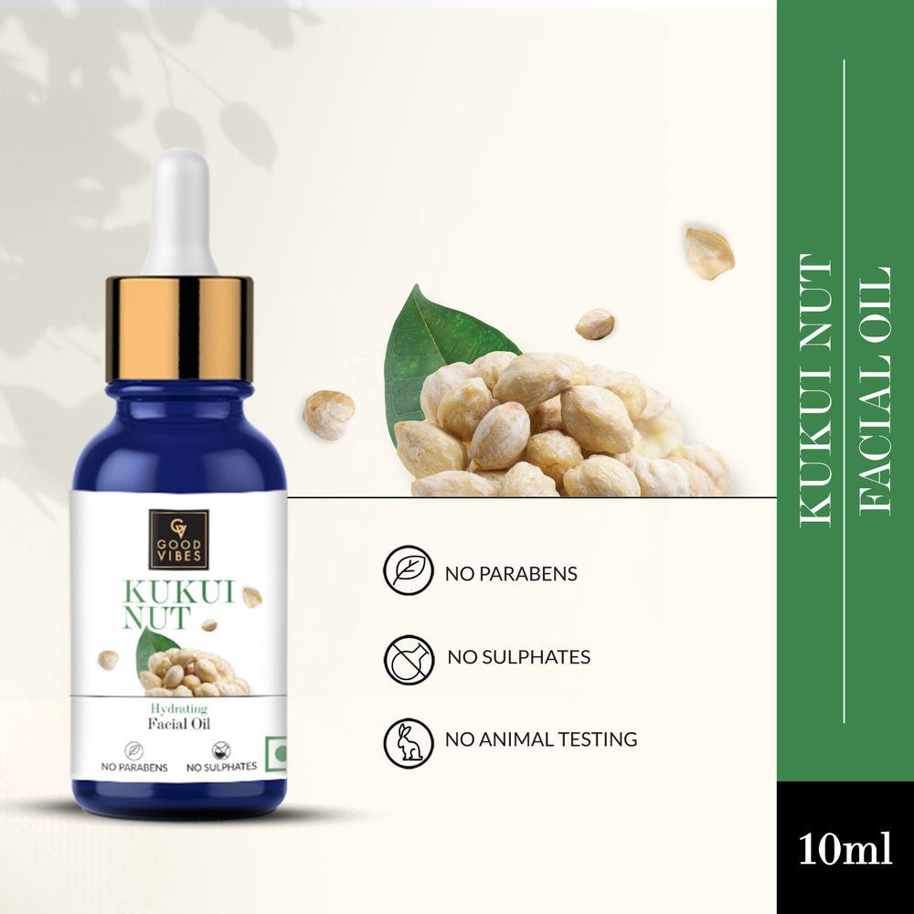 Good Vibes Skin Hydrating Facial Oil - Kukui Nut