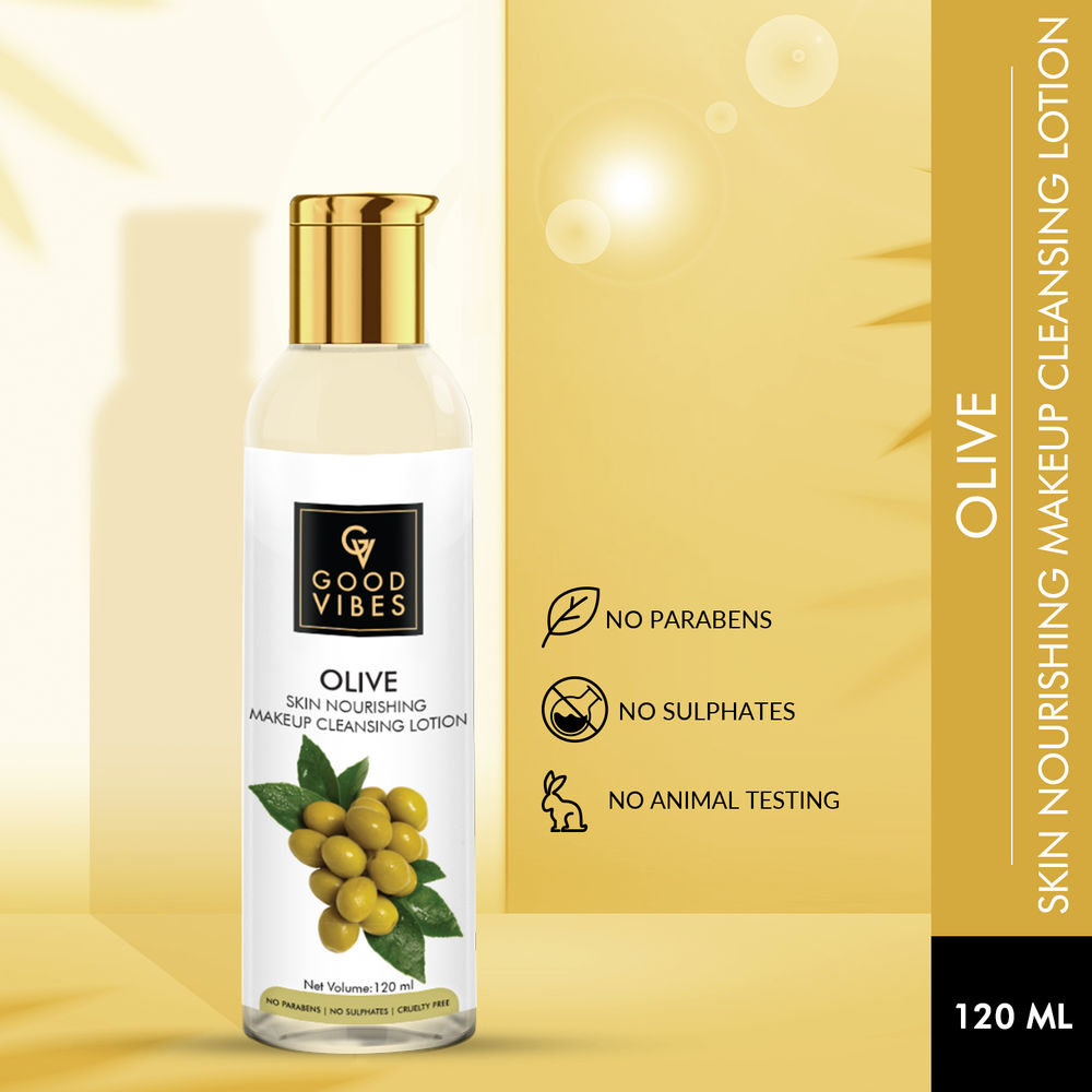 Good Vibes Skin Nourishing Makeup Cleansing Lotion - Olive