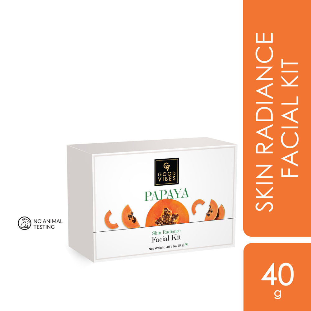 Good Vibes Skin Radiance Facial Kit - Papaya