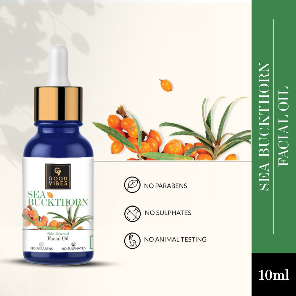 Good Vibes Skin Renewal Facial Oil - Sea Buckthorn