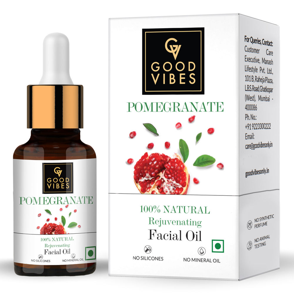 Good Vibes 100% Natural Pomegranate Rejuvenating Facial Oil