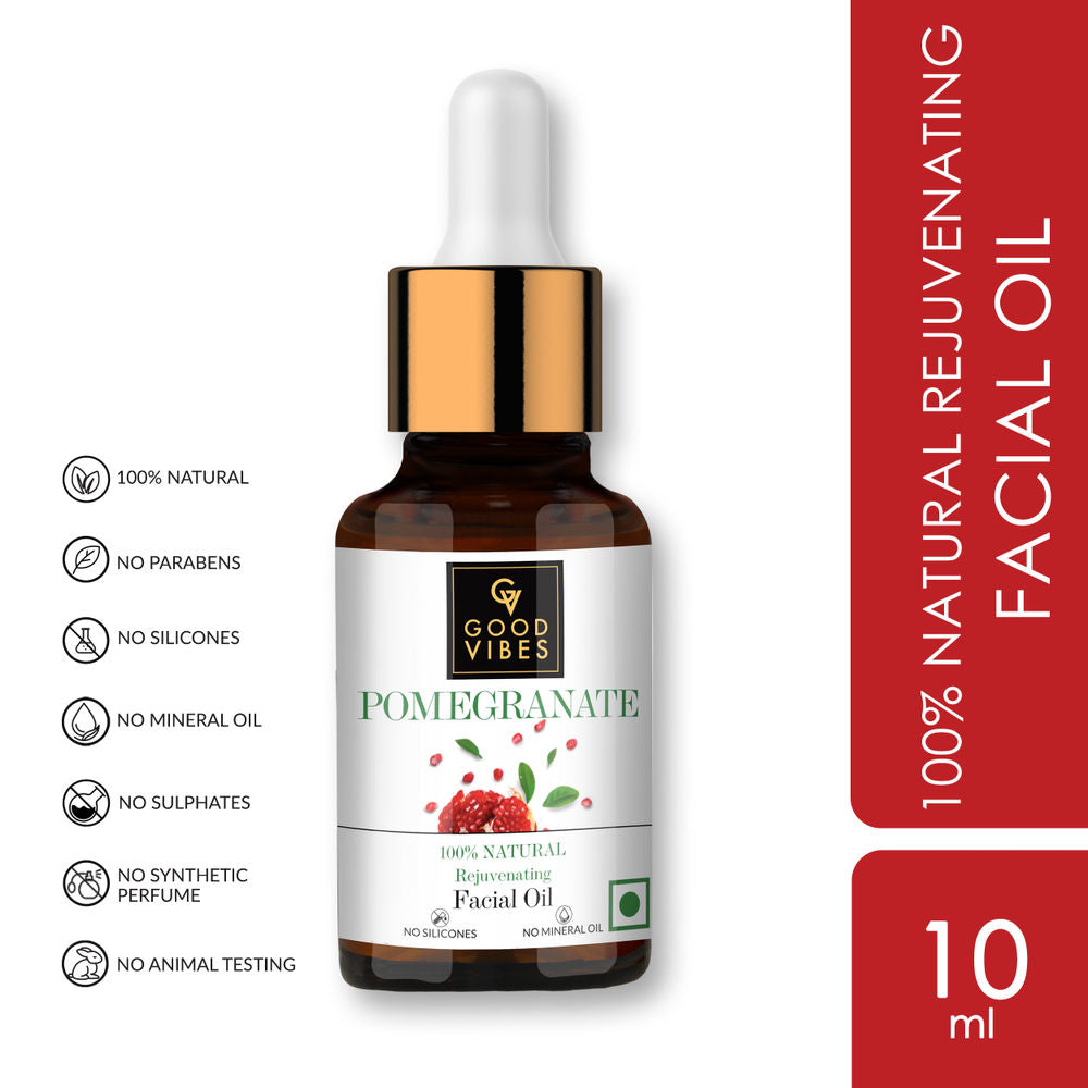 Good Vibes 100% Natural Pomegranate Rejuvenating Facial Oil