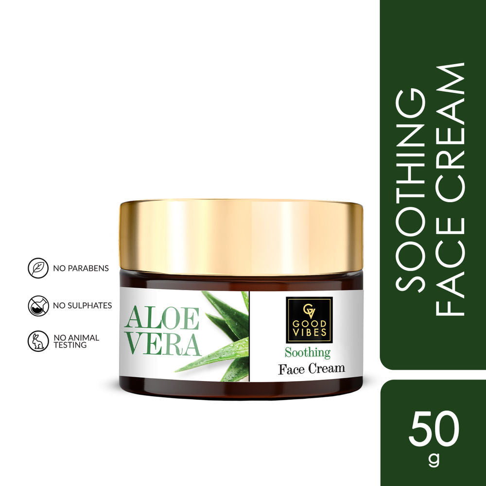 Good Vibes Soothing Face Cream - Aloe Vera