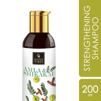 Thumbnail for Good Vibes Amla Shikakai Strengthening Shampoo