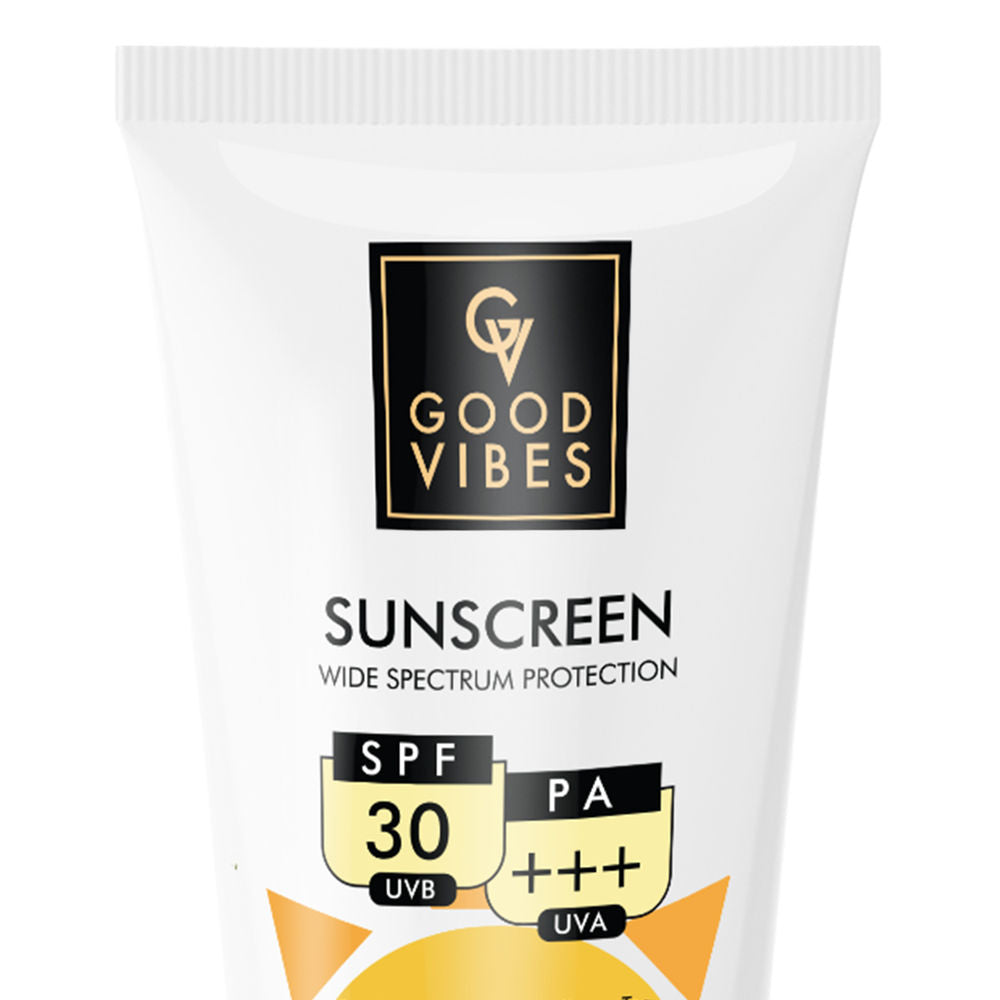 Good Vibes Wide Spectrum Protection Sunscreen with SPF 30 PA +++