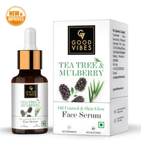Thumbnail for Good Vibes Tea Tree + Mulberry Skin Glow & Oil Control Serum