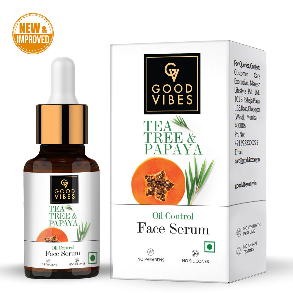 Good Vibes Tea Tree & Papaya Oil Control Face Serum