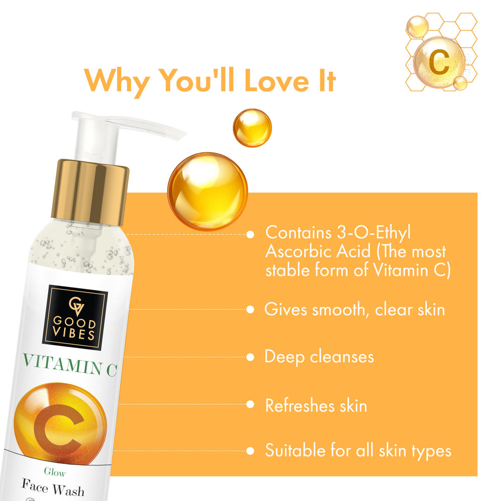 Good Vibes Vitamin C Glow Face Wash
