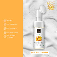 Thumbnail for Good Vibes Vitamin C Glow Foaming Face Wash With Deep Cleansing Brush