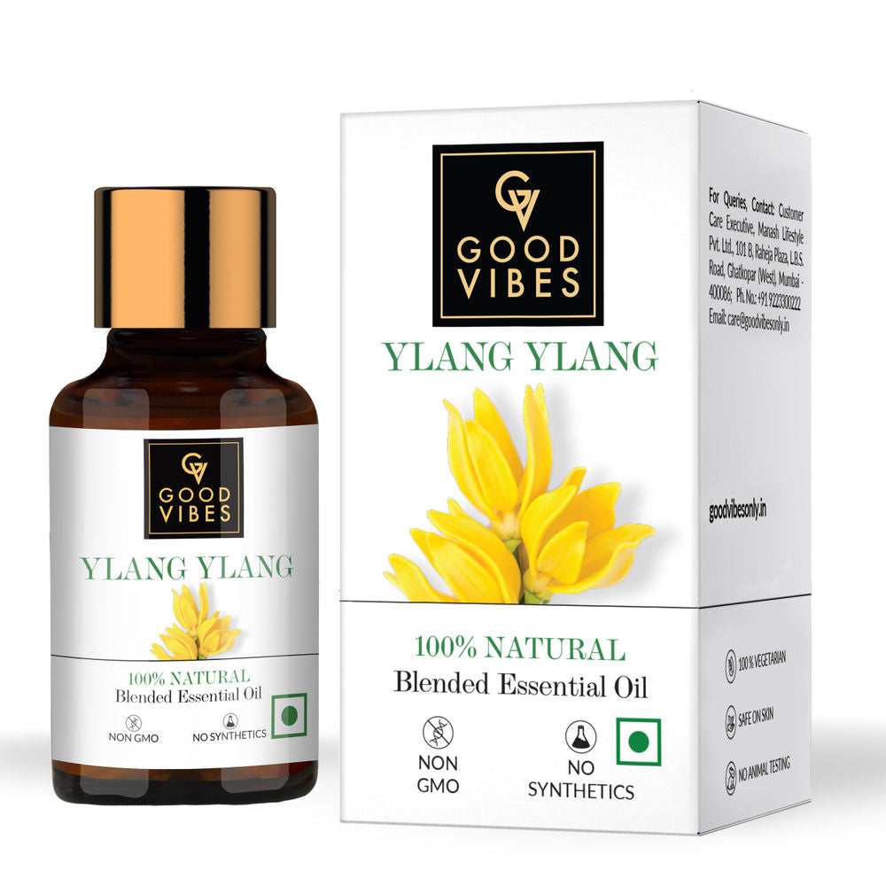 Good Vibes Ylang Ylang 100% Natural Blended Essential Oil