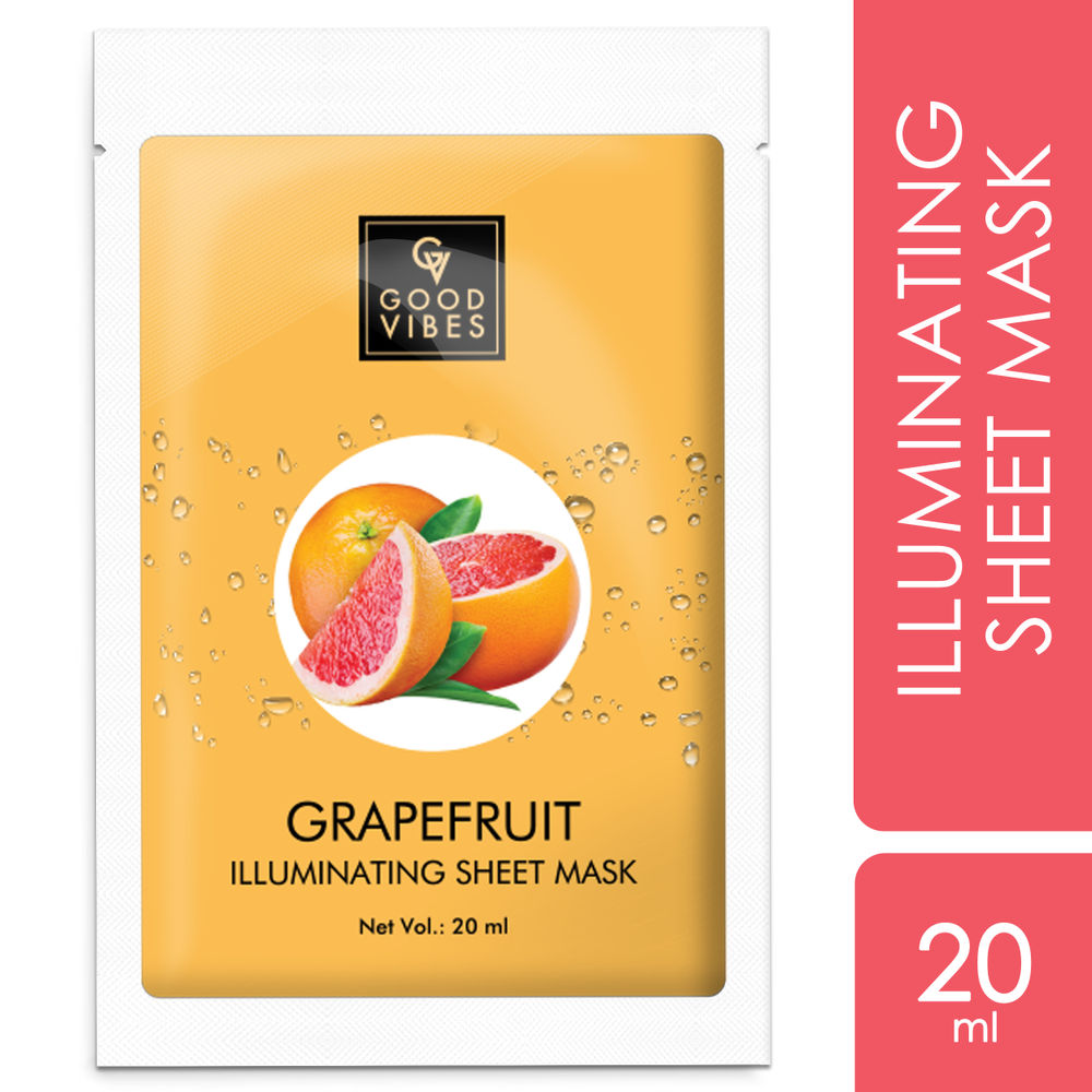 Good Vibes Grapefruit Illuminating Sheet Mask
