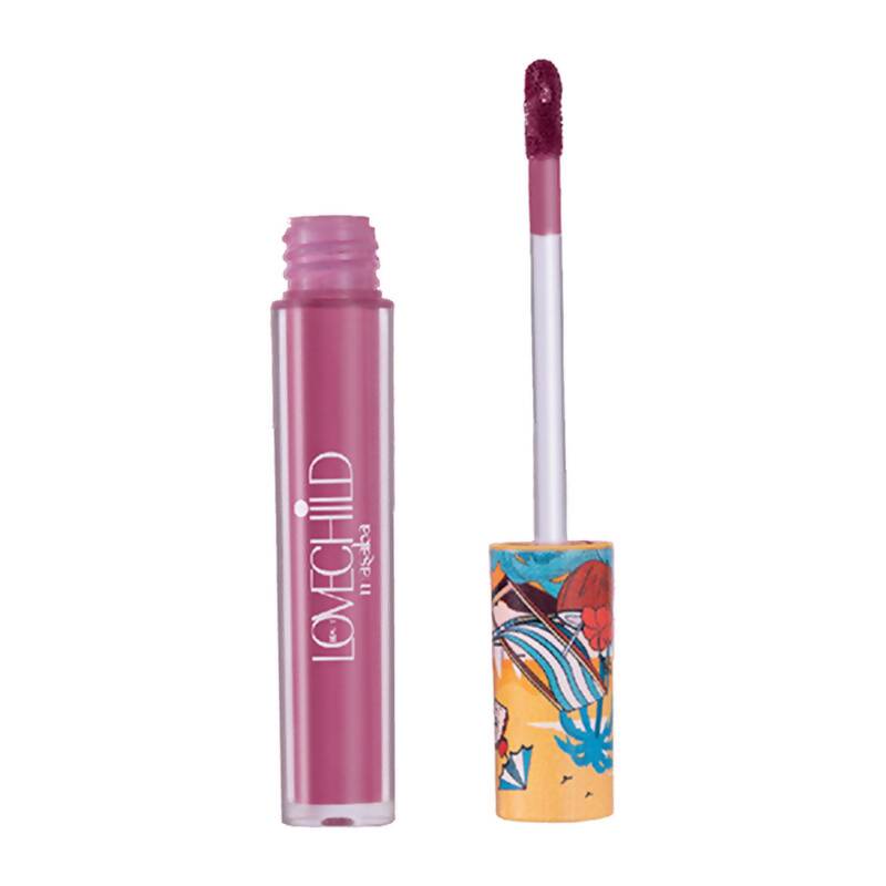 LoveChild By Masaba Gupta Mamma Mia Lush-Matte Lip Creme - Jamun Cooler - Distacart