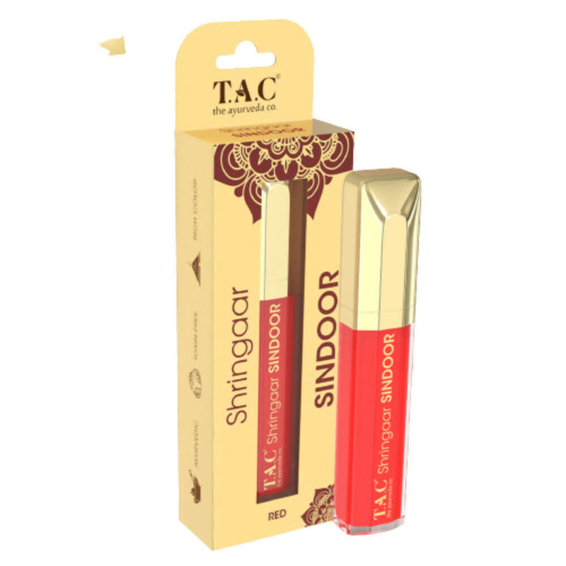 TAC - The Ayurveda Co. 100% Natural Herbal Liquid Sindoor Red - Distacart