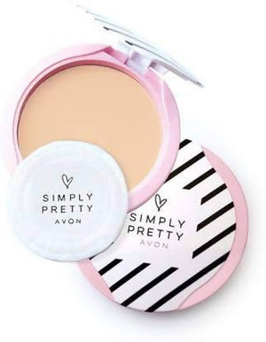 Avon Simply Pretty Shine No More SPF 14 Pressed Powder Soft Bisque - Distacart
