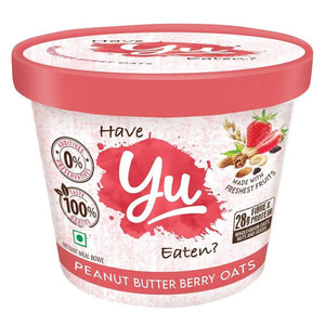 Yu Peanut Butter & Berry Oats - Distacart