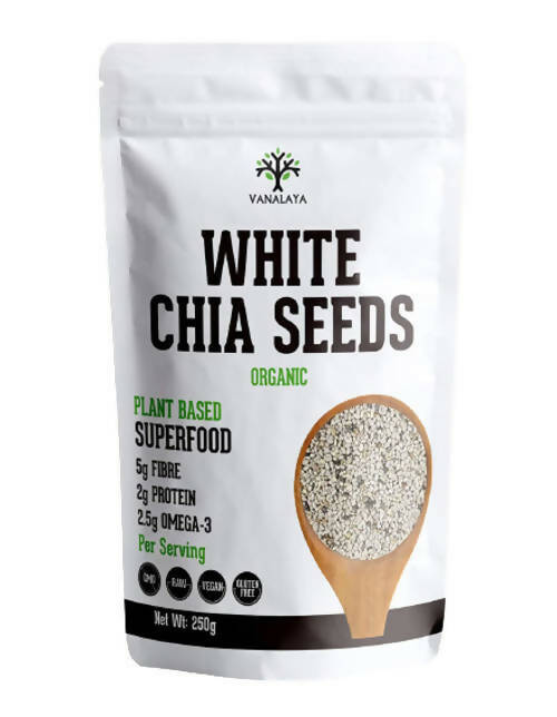 Vanalaya Organic White Chia Seeds - Distacart