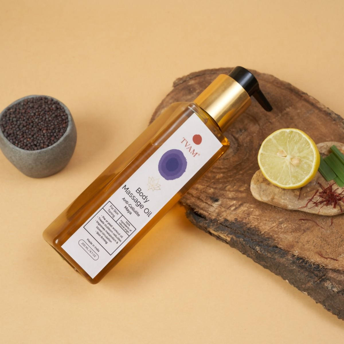 Tvam Anti-Cellulite Maya Body Massage Oil - Distacart