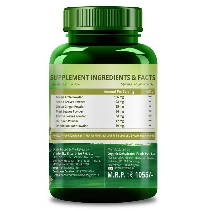 Himalayan Organics Plant Based Digestive Care Vegetarian Capsules - Distacart