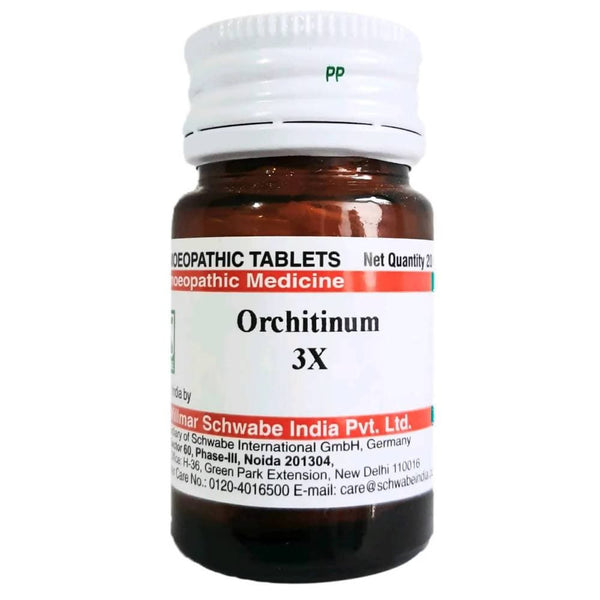 Dr. Willmar Schwabe India Orchitinum 3X - Distacart