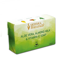 Thumbnail for Skinska Natural Aloe Vera Vitamin E & Almond Milk Soap - Distacart