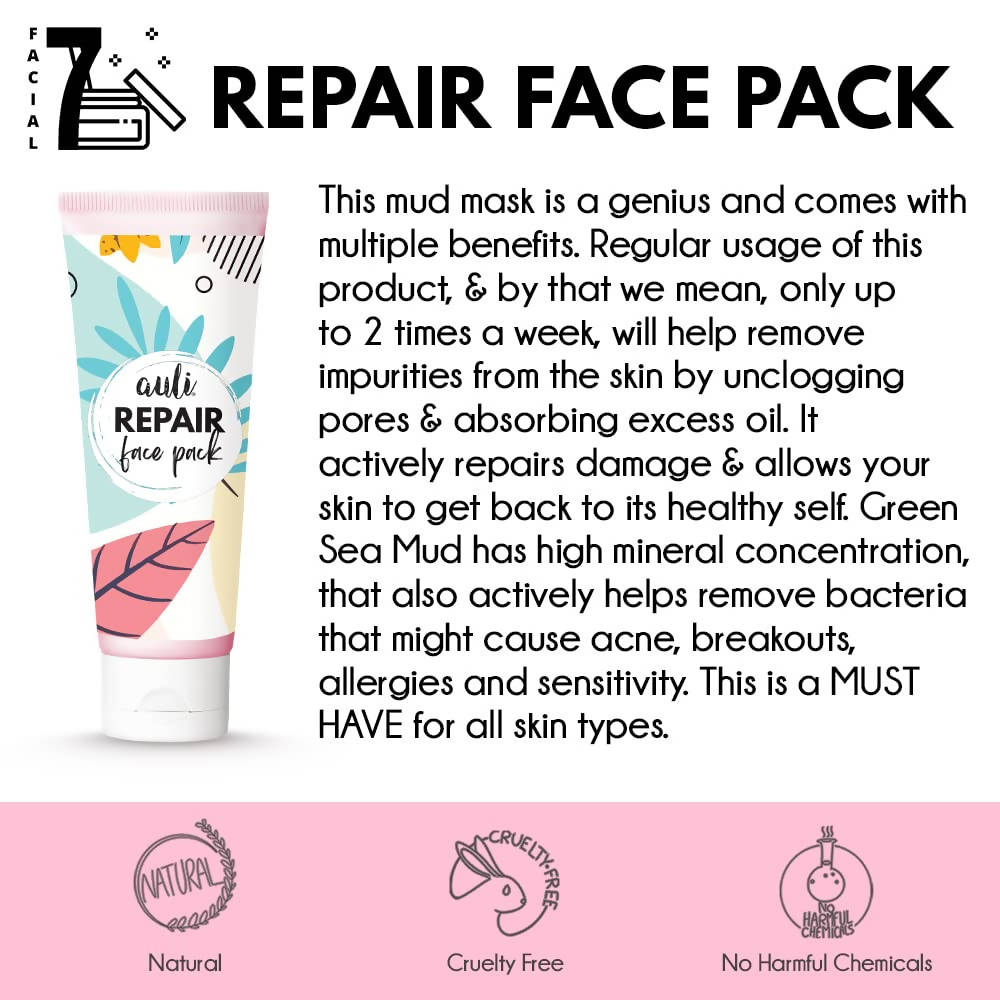 Auli Repair Face Pack - Pack Up - Distacart