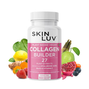 SkinLuv Plant Based Vegan Collagen Builder Sugar Free Veg Tablets - Distacart