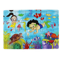 Thumbnail for Matoyi Jigsaw Puzzles For Kids: Beach And Marine - Distacart