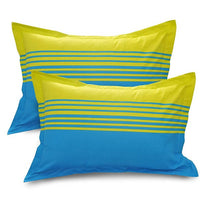 Thumbnail for Vamika Printed Cotton Multicolor Latest Design Bedsheet With Pillow Covers (LEOC_CHECK_SG) - Distacart