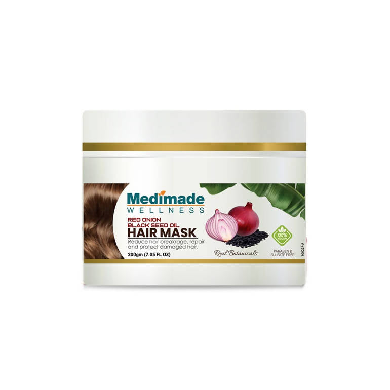 Medimade Wellness Red Onion & Black Seed Oil Hair Mask - Distacart